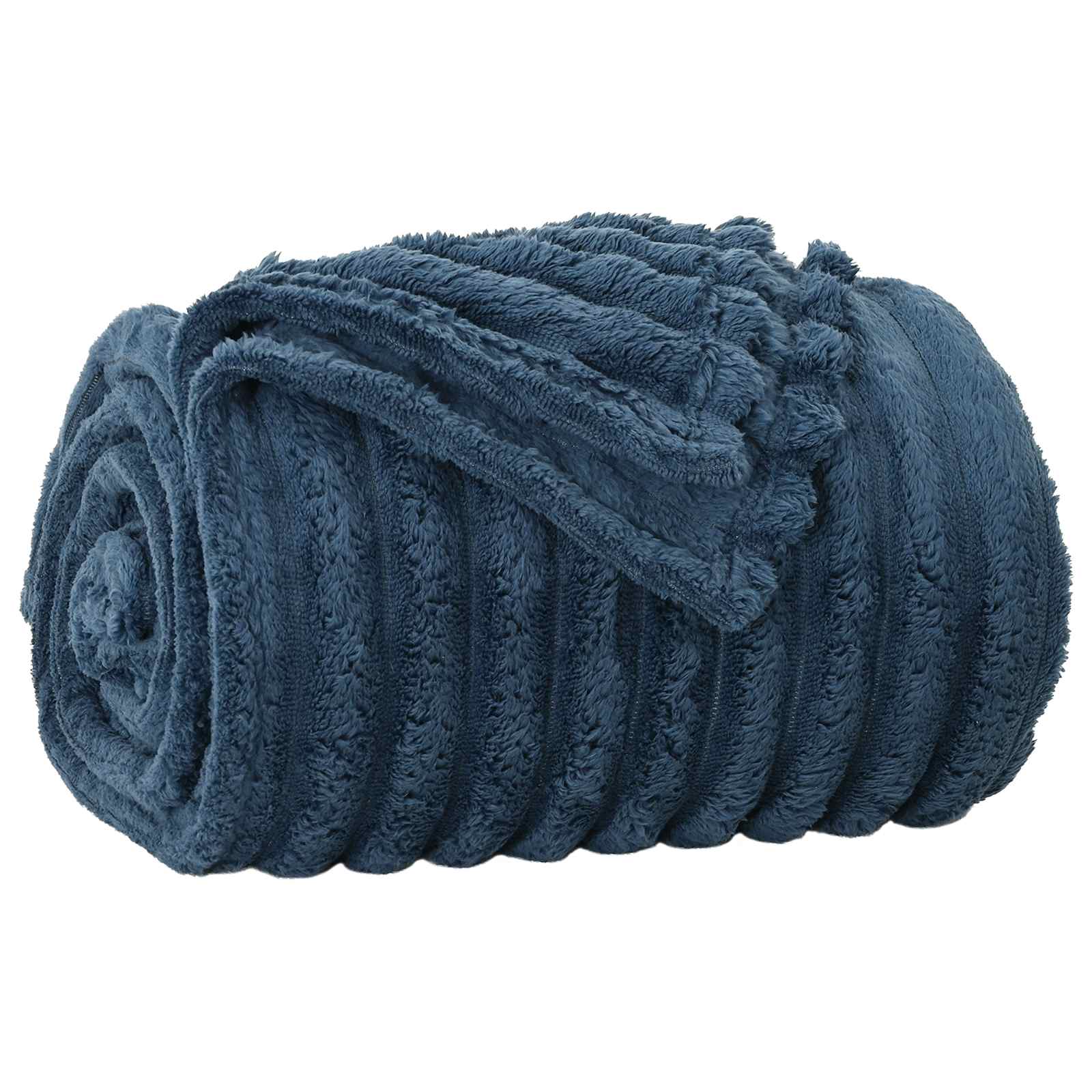 Cobertor azul marinho 150 x 130 cm lã