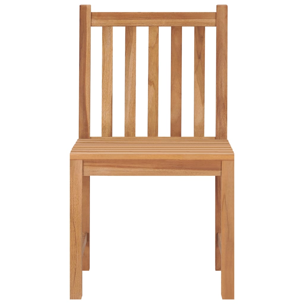 Cadeiras de jardim c/ almofadões 4 pcs madeira de teca maciça