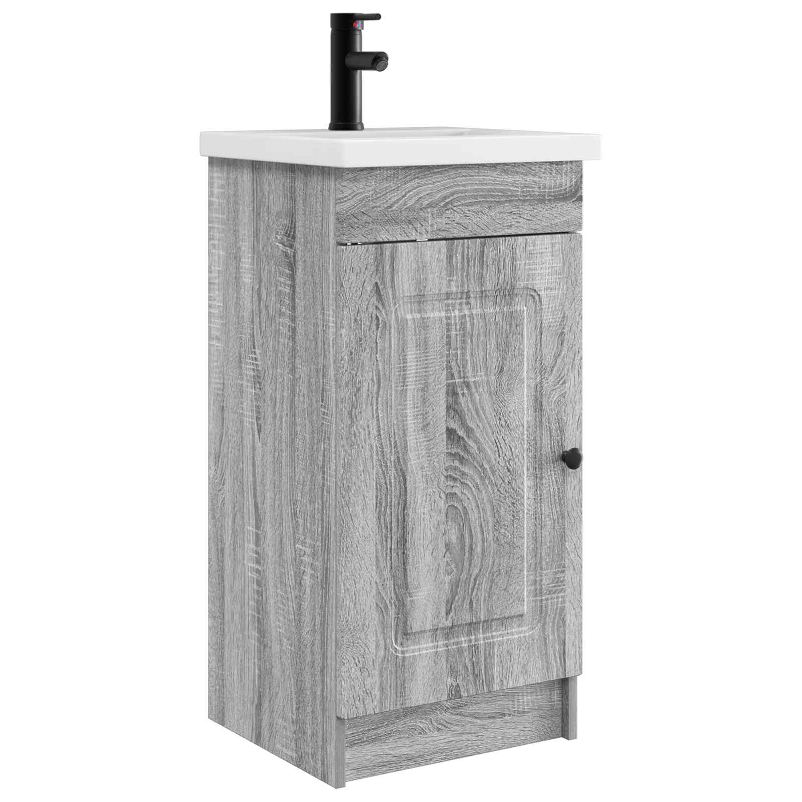 Gabinete de banheiro com pia sonoma cinzento 42 x 40 x 84,5 cm