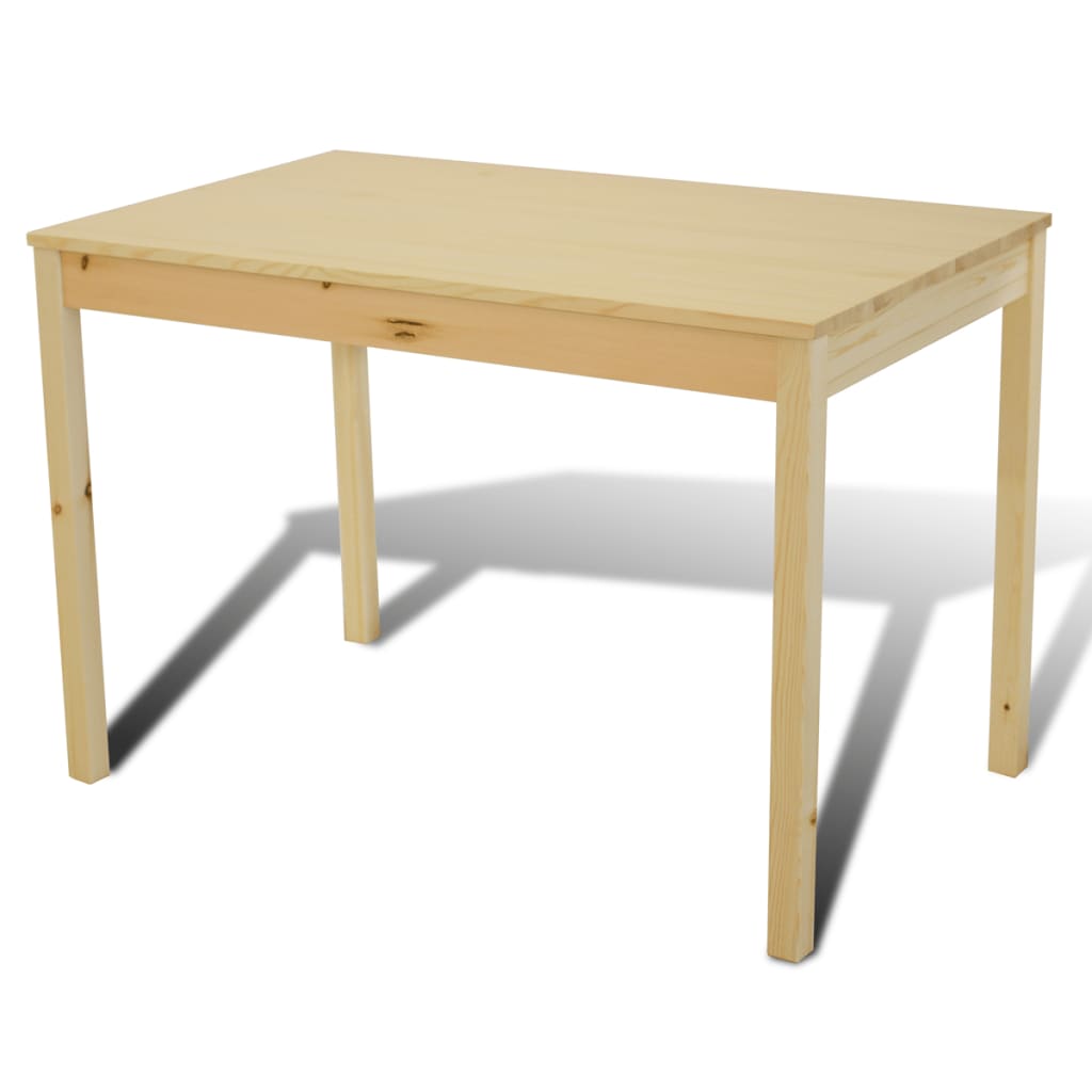 Conjunto mesa com 4 cadeiras / madeira