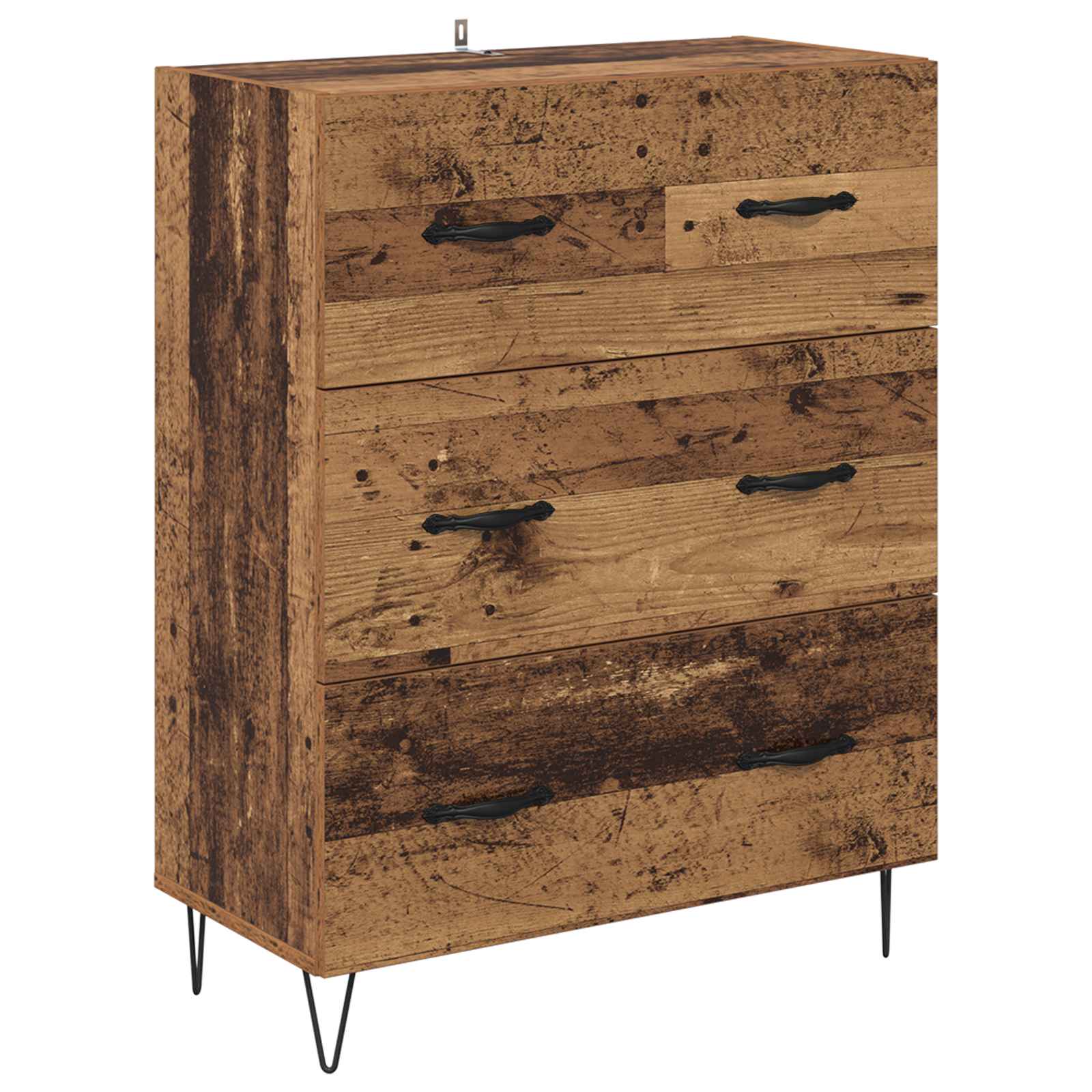 Buffet com gaveta madeira antiga 69,5 x 34 x 90 cm