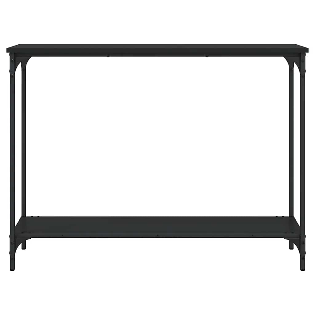 Mesa consola 101x30,5x75 cm derivados de madeira preto