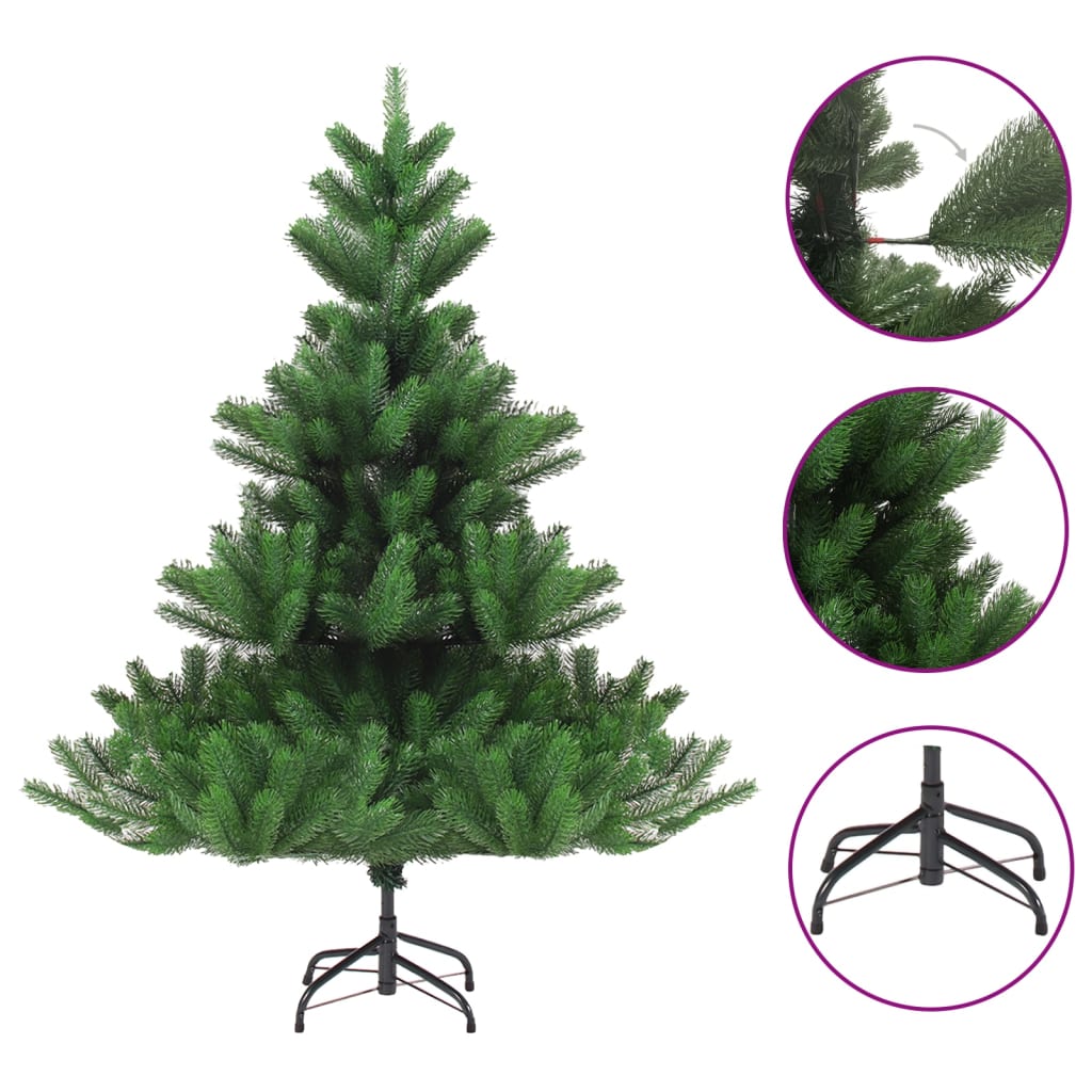 Árvore de natal artificial 150 cm abeto caucasiano verde