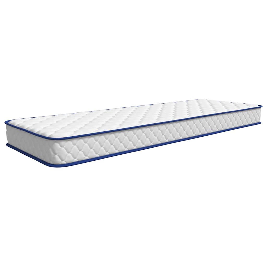 Colchão de espuma de memória 70x200x17 cm macio branco