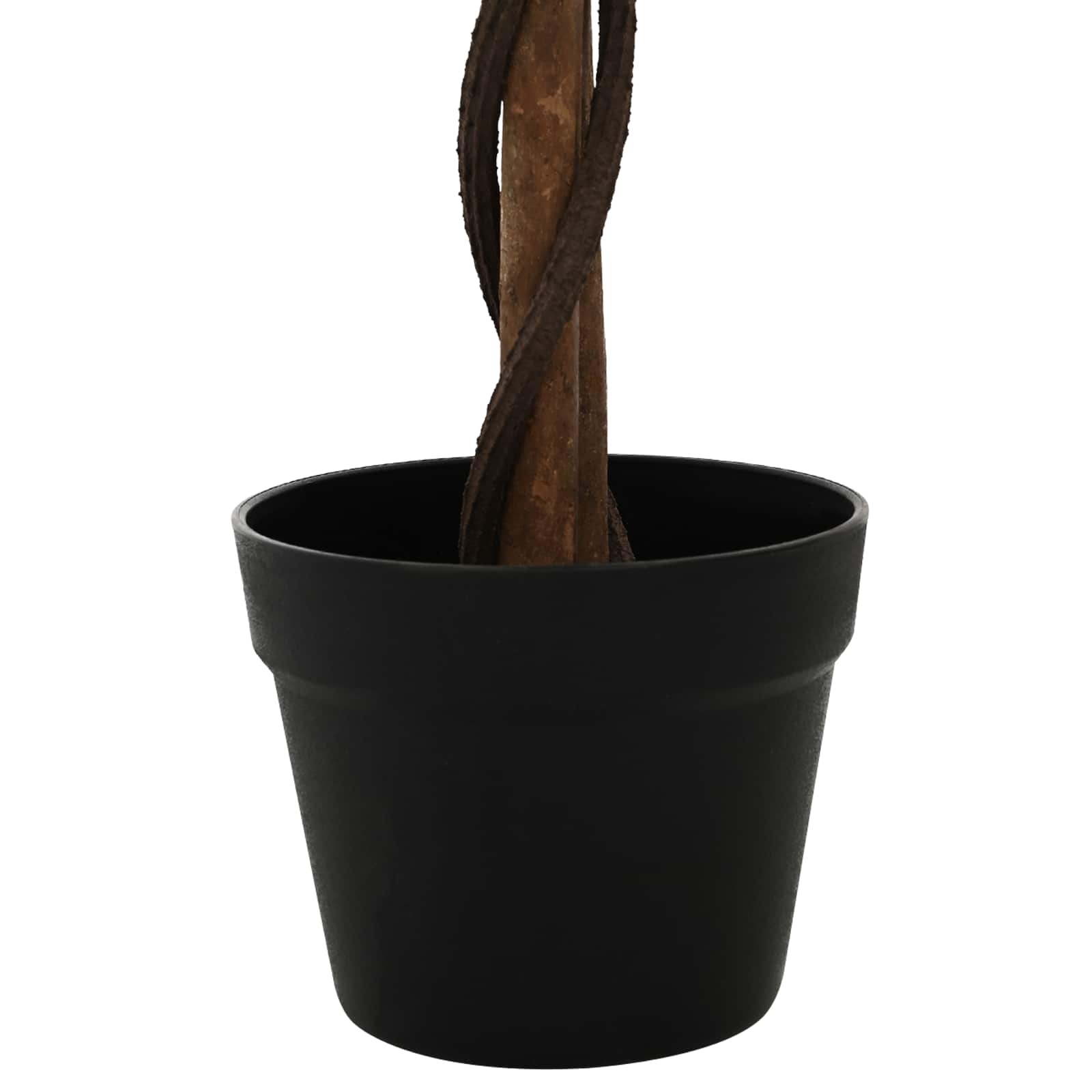 Planta ficus artificial verde 90 x 16 x 110 cm tecido e madeira