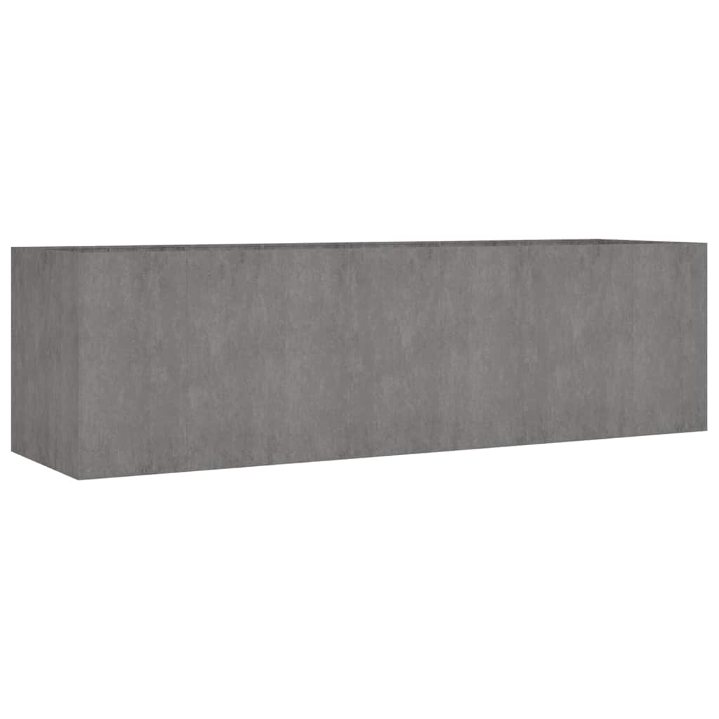 Canteiro elevado de jardim 280x80x80 cm aço corten