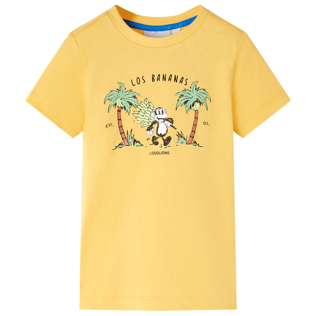 T-shirt infantil ocre-claro 116