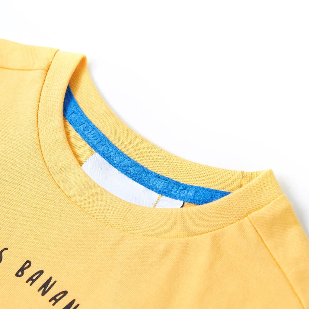 T-shirt infantil ocre-claro 116