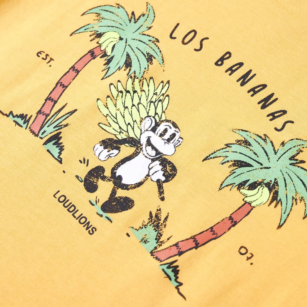 T-shirt infantil ocre-claro 116