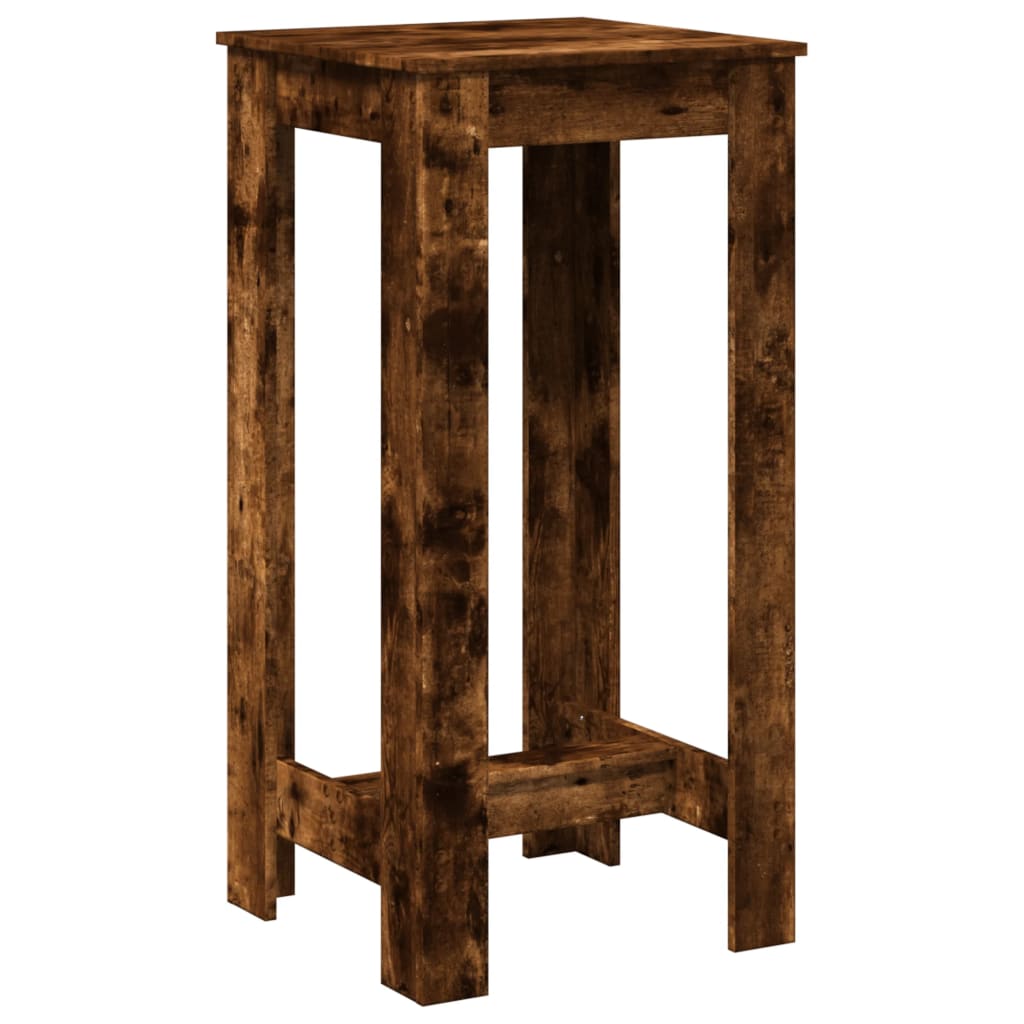 Mesa de bar 51x50x103,5 cm derivados de madeira carvalho fumado