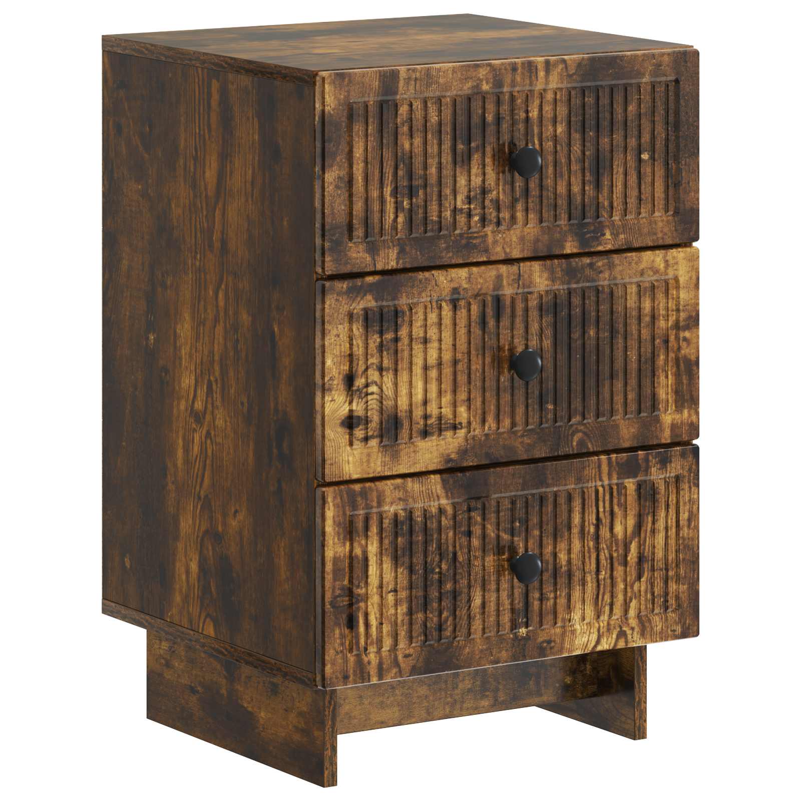 Armário de cabeceira carvalho fumado 43 x 41 x 66,5 cm