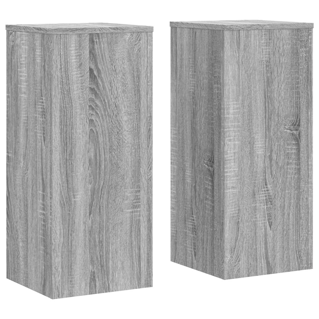 Suportes p/ plantas 2 pcs 30x30x70 cm derivados de madeira