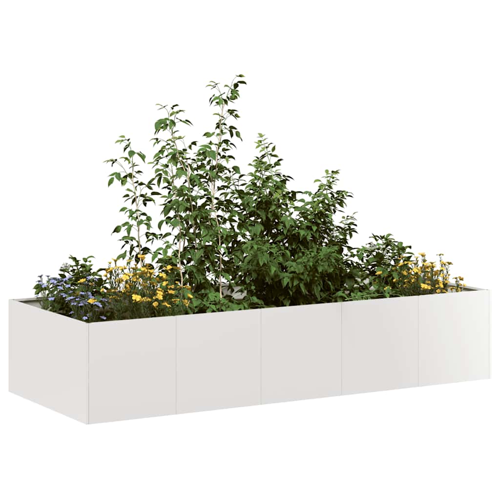 Vaso/floreira 200x80x40 cm aço inoxidável