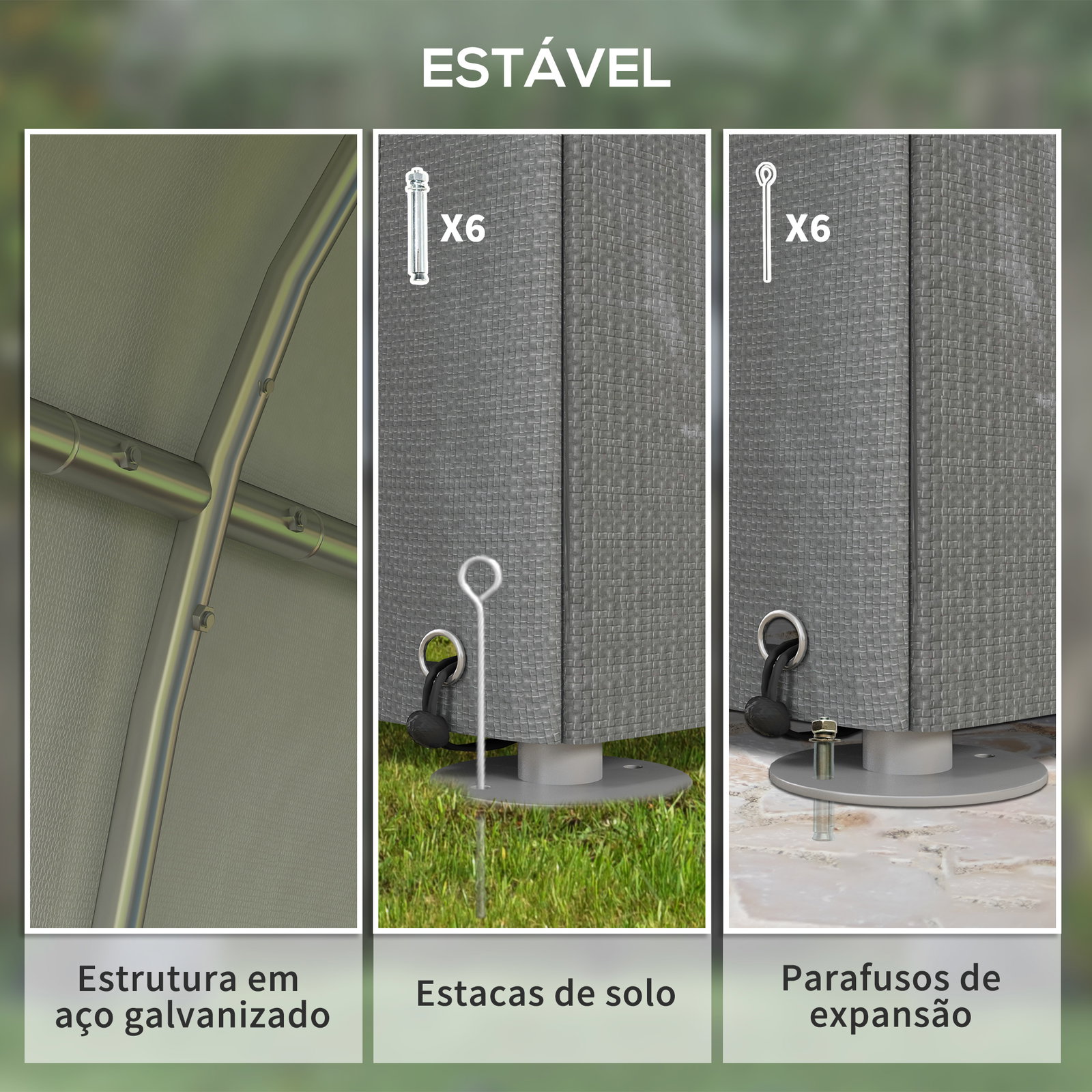 Abrigo para ferramentas bicicletas e motos 1,2x1,8x1,65 m garagem portátil com 2 habitações cinza claro