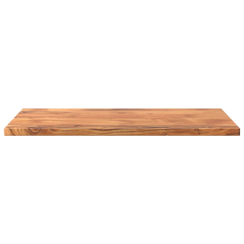 Tampo de mesa retangular 70x60x2,5 cm madeira de acácia maciça