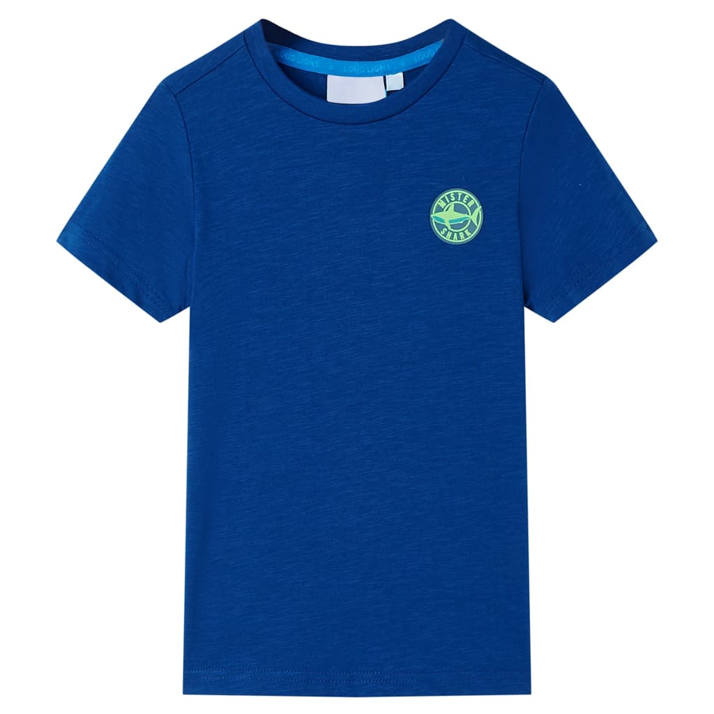 T-shirt para criança azul-escuro 104