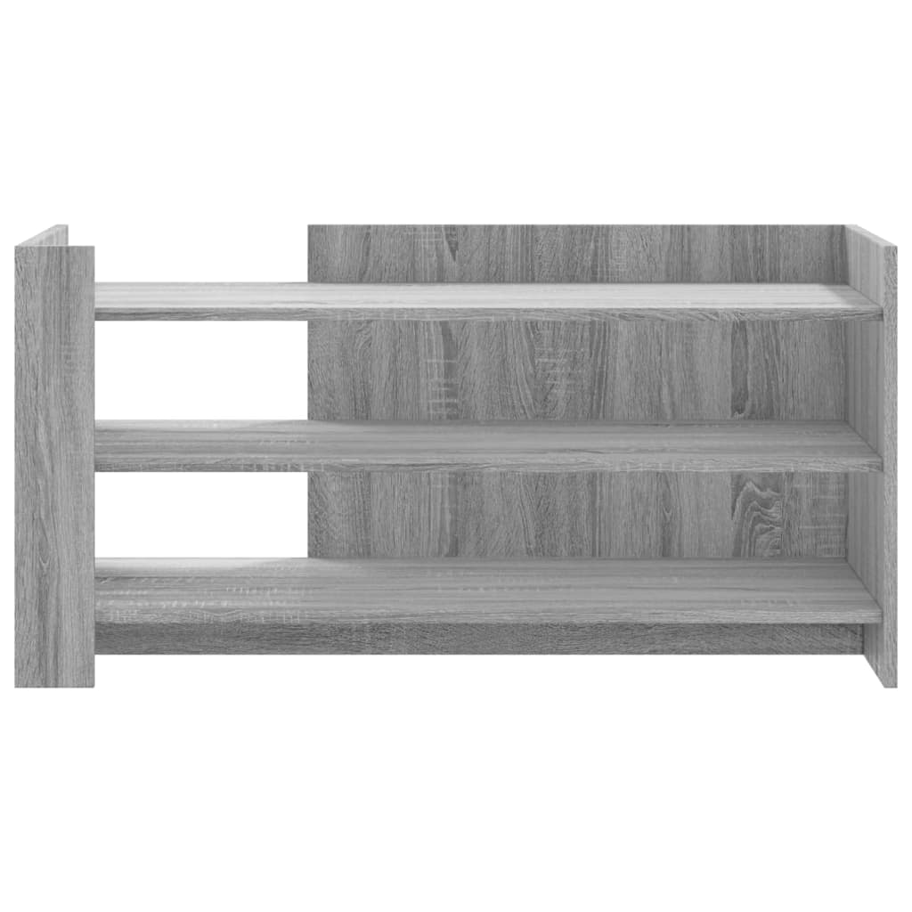 Mesa de centro 100x50x50cm derivados de madeira cinzento sonoma
