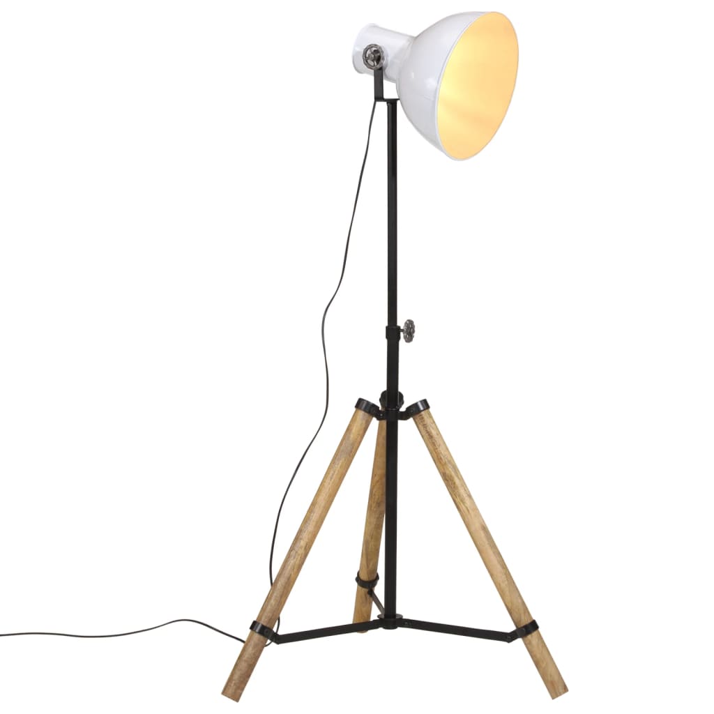 Candeeiro de pé 25 w 75x75x90-150 cm e27 branco