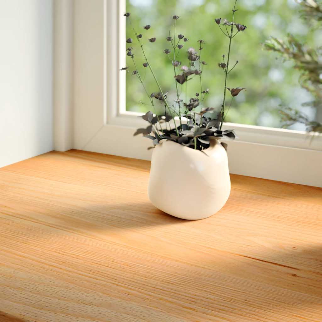 Soleiras da janela 2 pcs 90x40x2 cm carvalho castanho-claro
