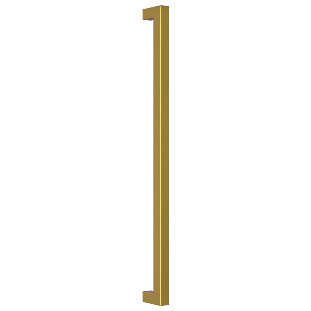 Puxadores para móveis 20 pcs 320 mm aço inoxidável dourado