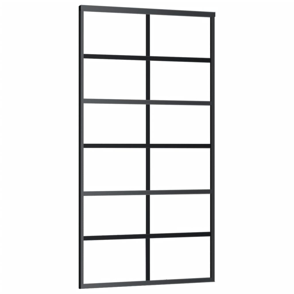 Porta deslizante c/ conj ferragens 102x205cm vidro esg/alumínio