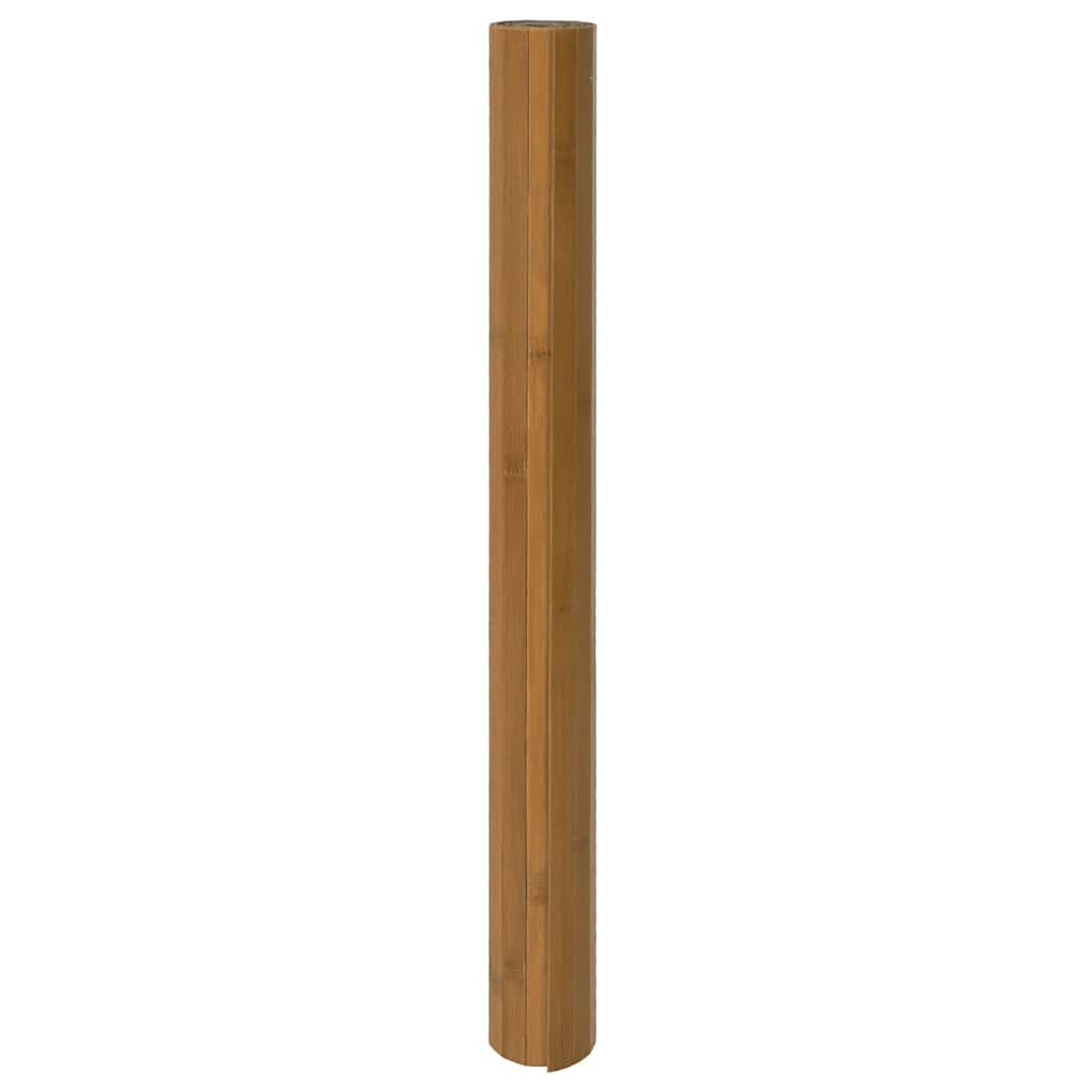 Tapete retangular 70x300 cm bambu castanho