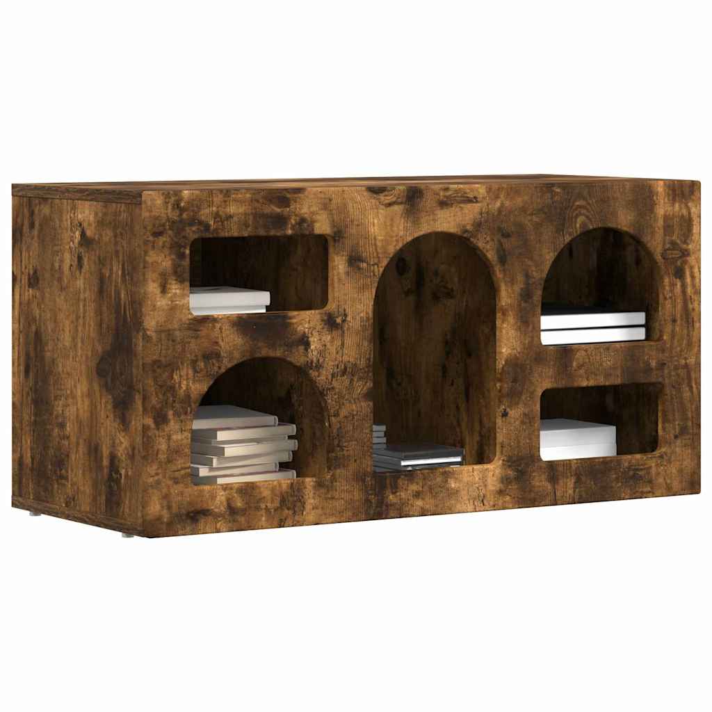 Gabinete para TV elst 80 x 35 x 40 cm carvalho defumado