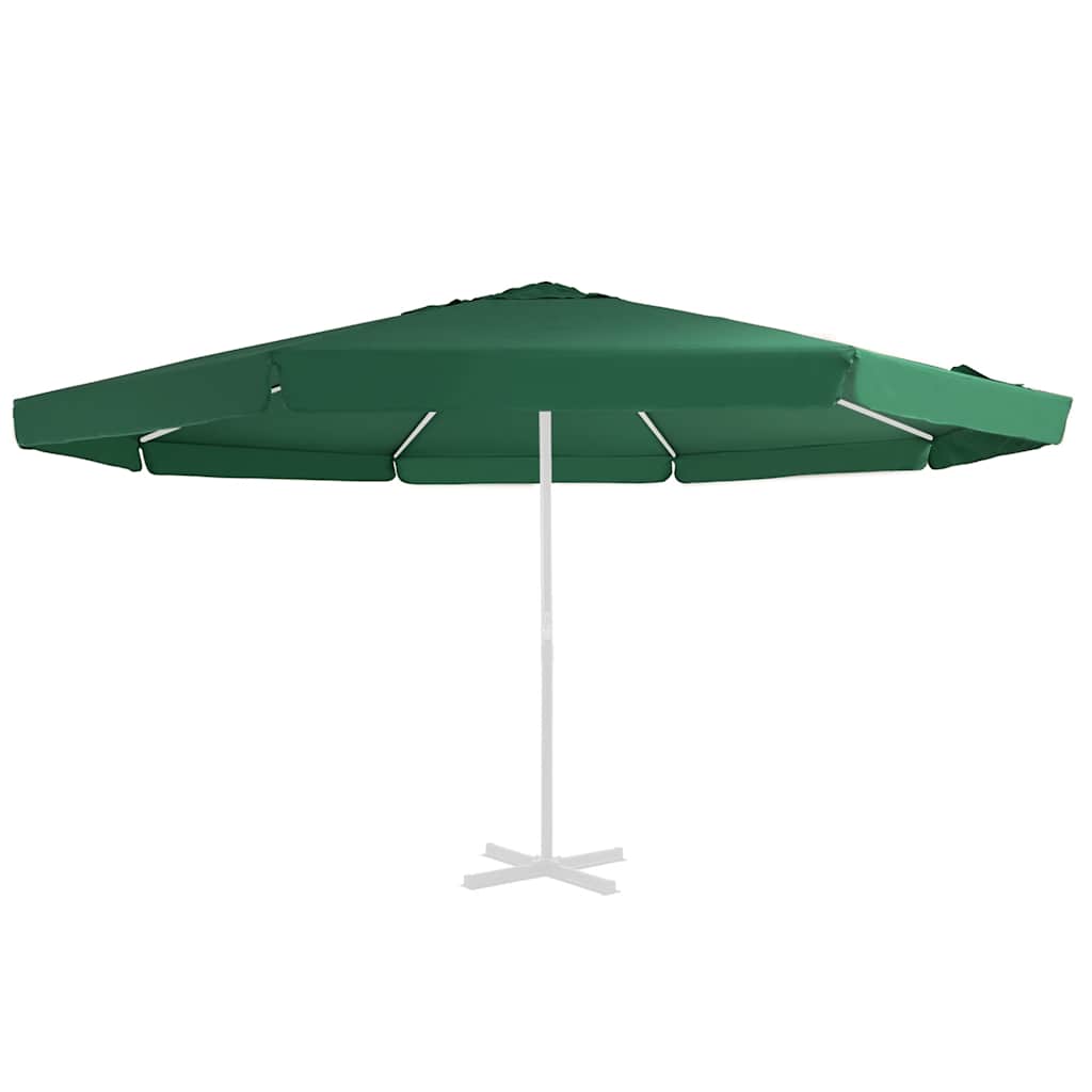Tecido de substituição p/ guarda-sol de exterior 515 cm verde