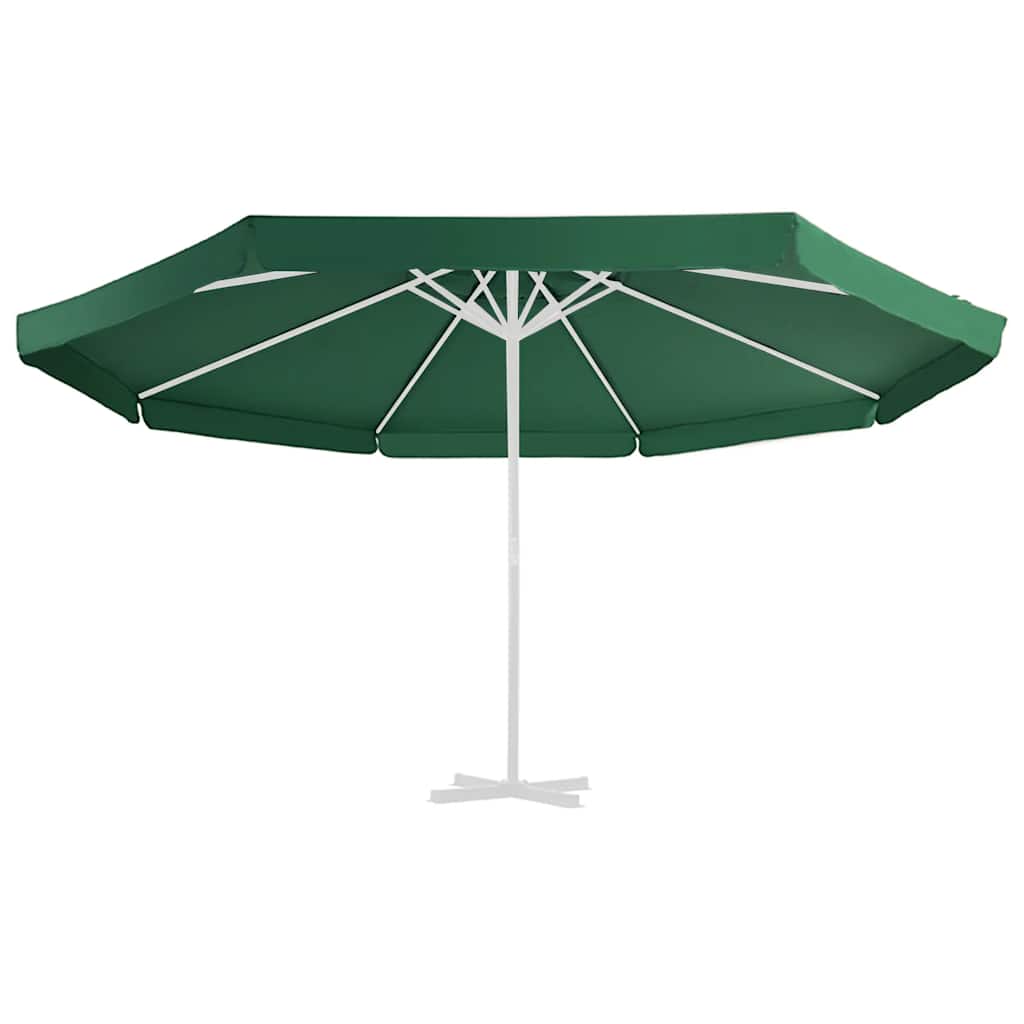 Tecido de substituição p/ guarda-sol de exterior 515 cm verde