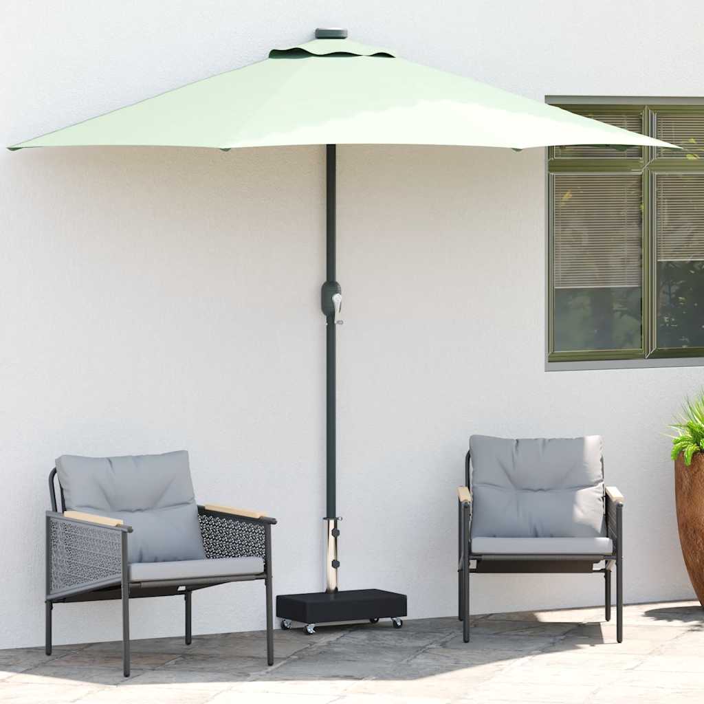 Base para guarda-sol 45x25x8 cm granito preto