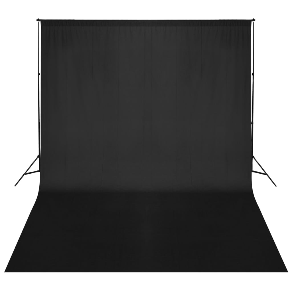 Sistema porta-fundos 500 x 300 cm preto
