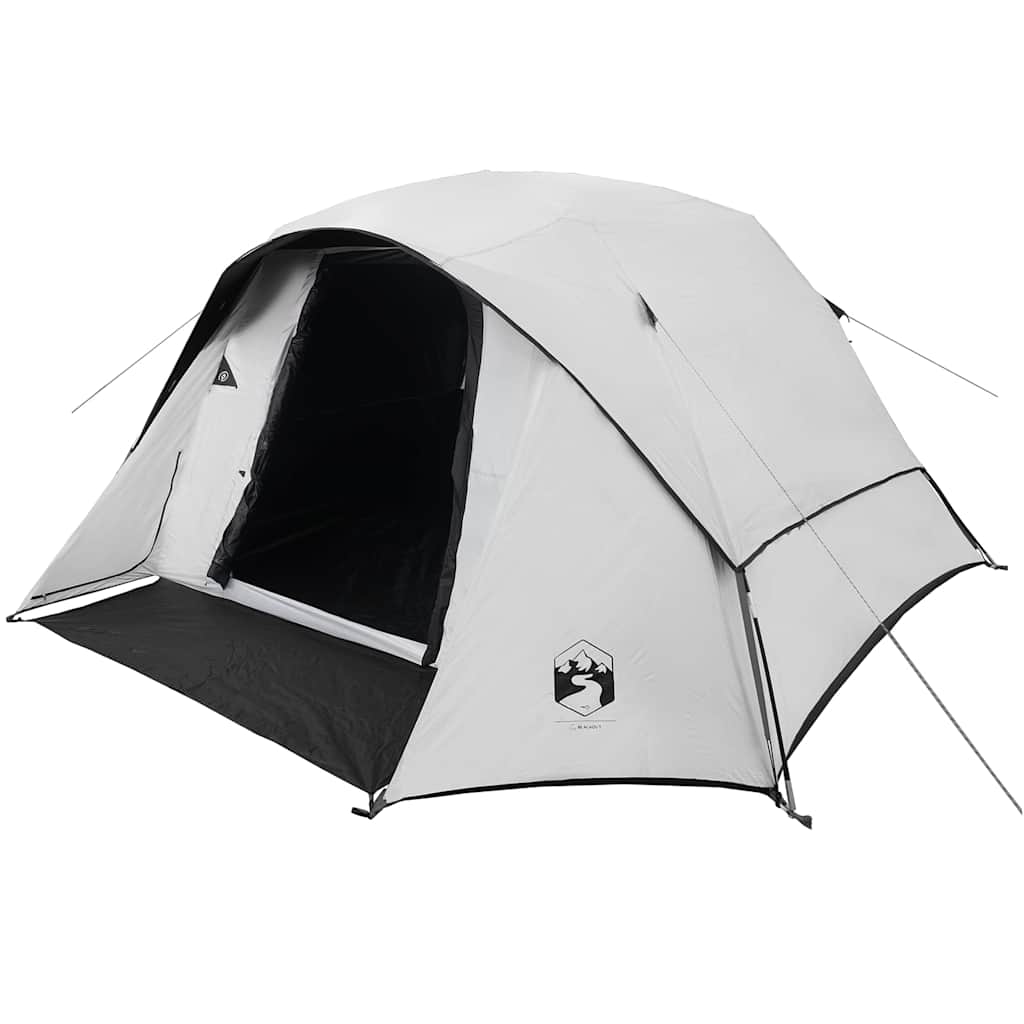 Tenda de campismo cabana p/ 4 pessoas opaca impermeável branco