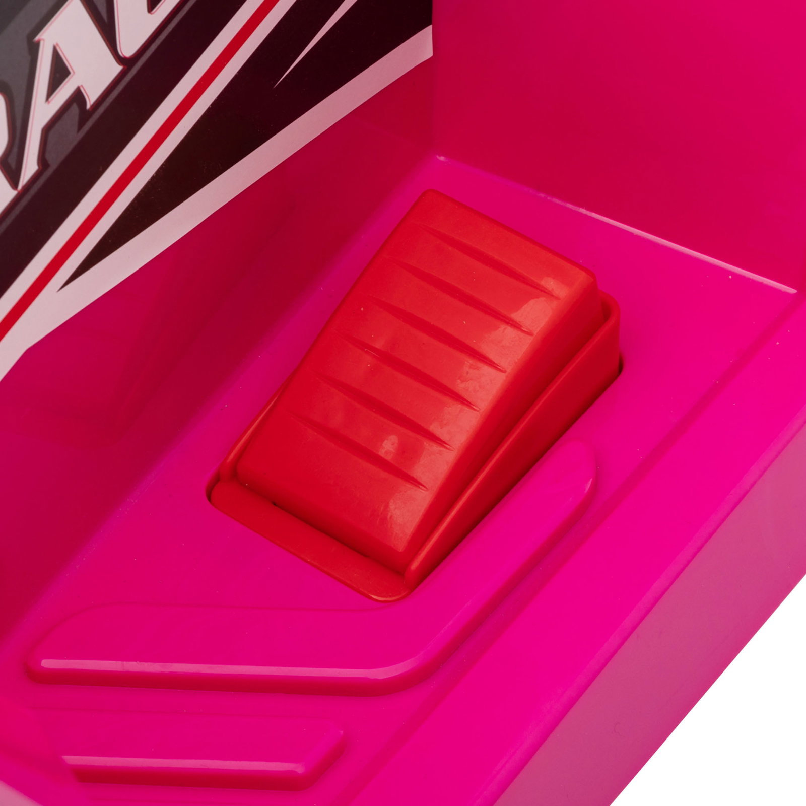 Quadriciclo elétrico para crianças veículo elétrico a bateria de 6v com velocidade de 2,5 km/h 70x41,5x48,5 cm rosa