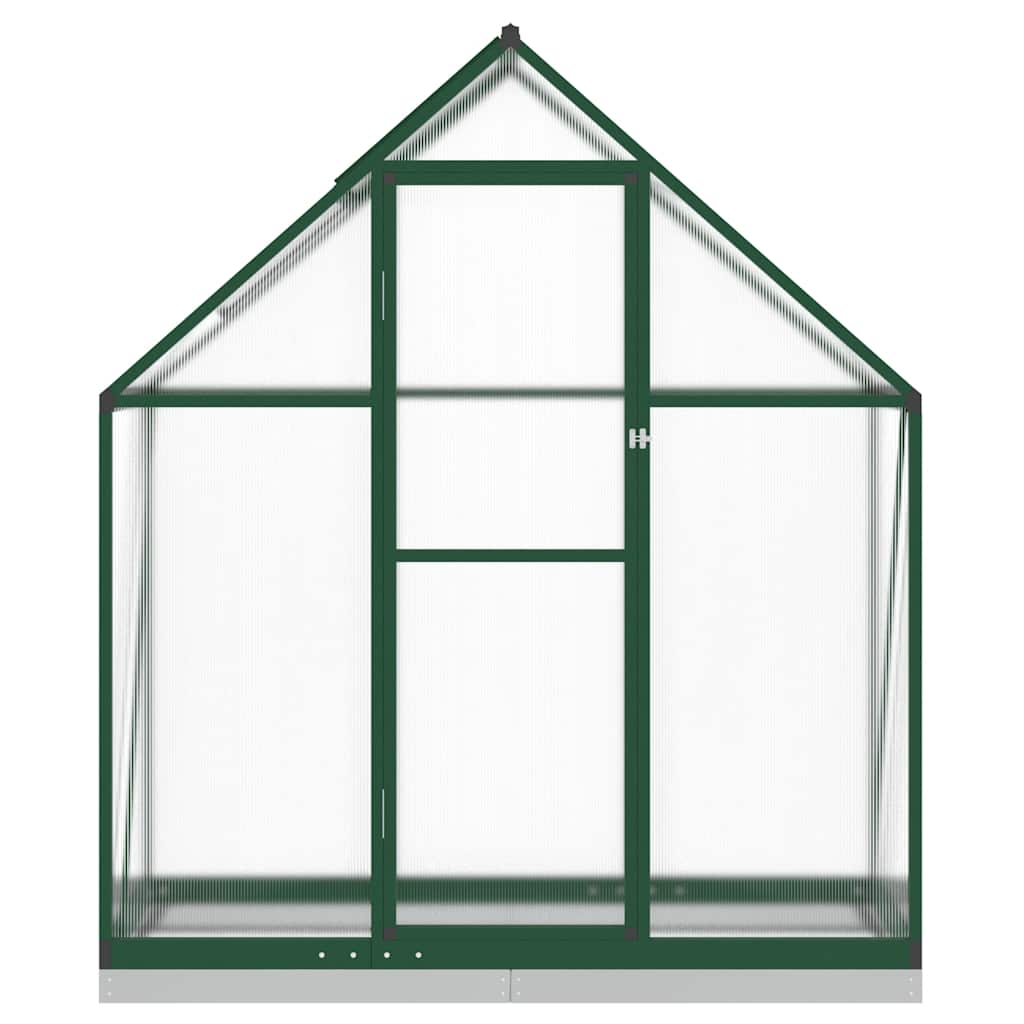 Estufa com estrutura de base 169x58x202 cm alumínio verde