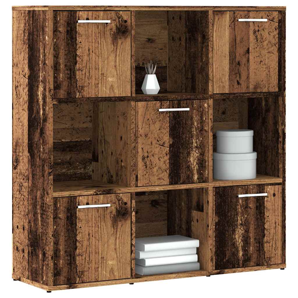 Prateleiras p/ estante 90x28x90 cm deriv. madeira madeira velha
