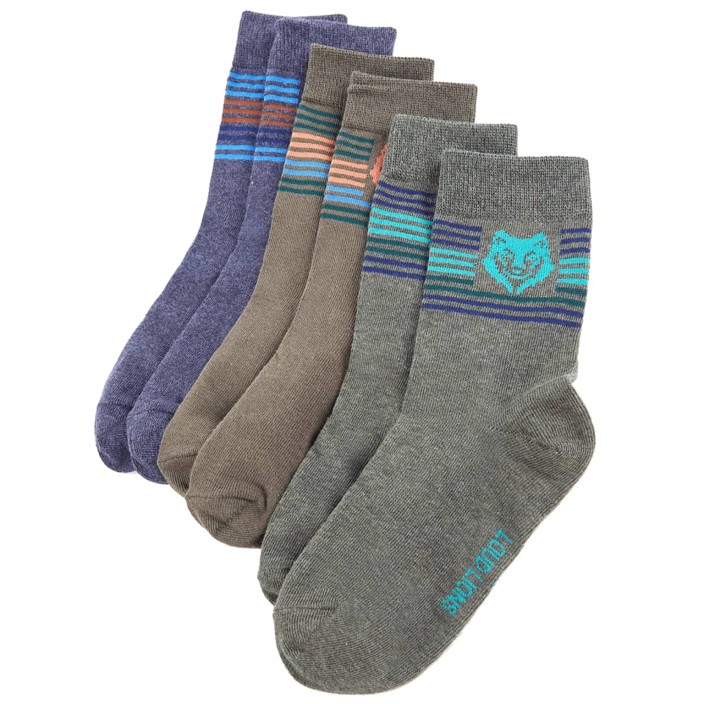 Meias para criança 5 pares ue 26-29
