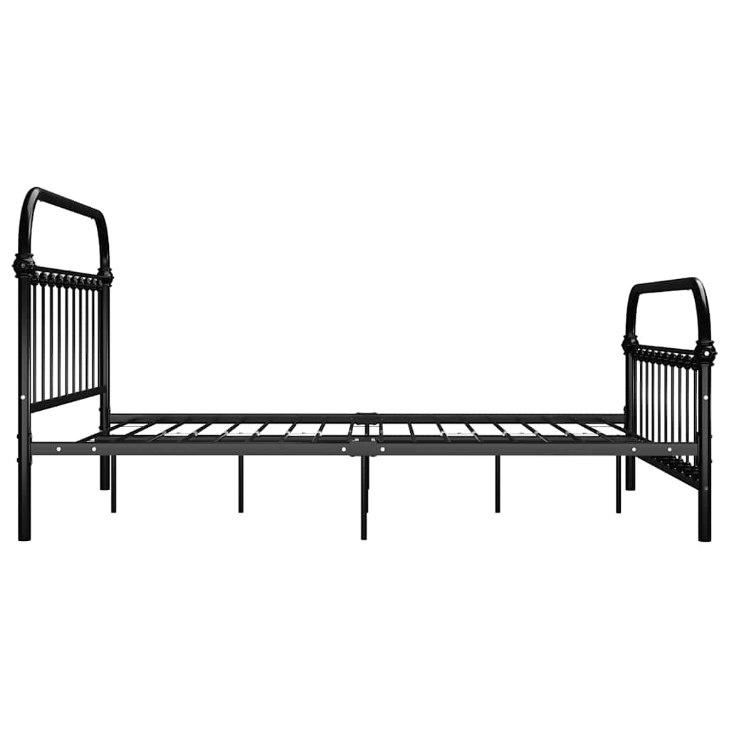 Estrutura de cama 120x200 cm metal preto