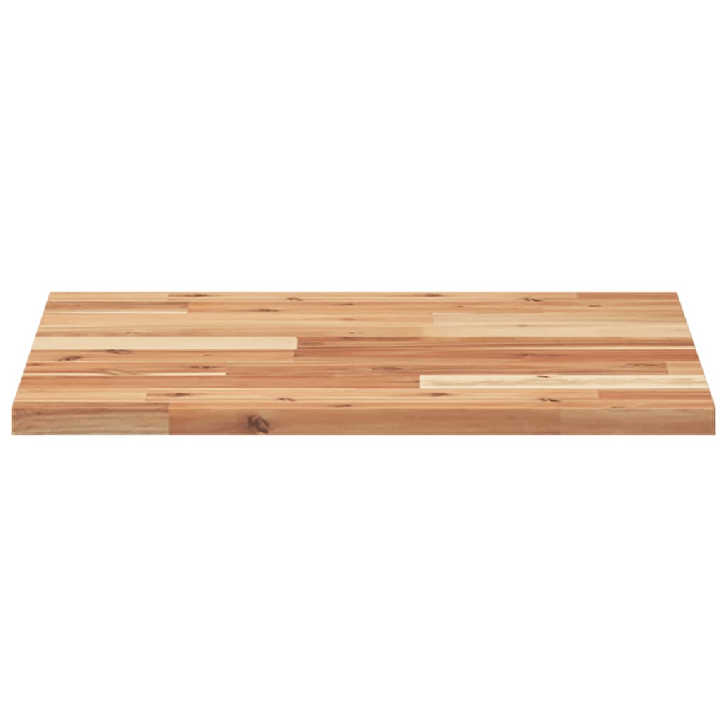 Tampo de mesa quadrado 50x50x2 cm madeira de acácia maciça