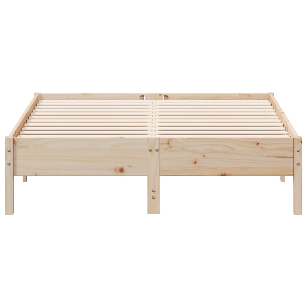 Cama sem colchão 135x190 cm madeira de pinho maciça