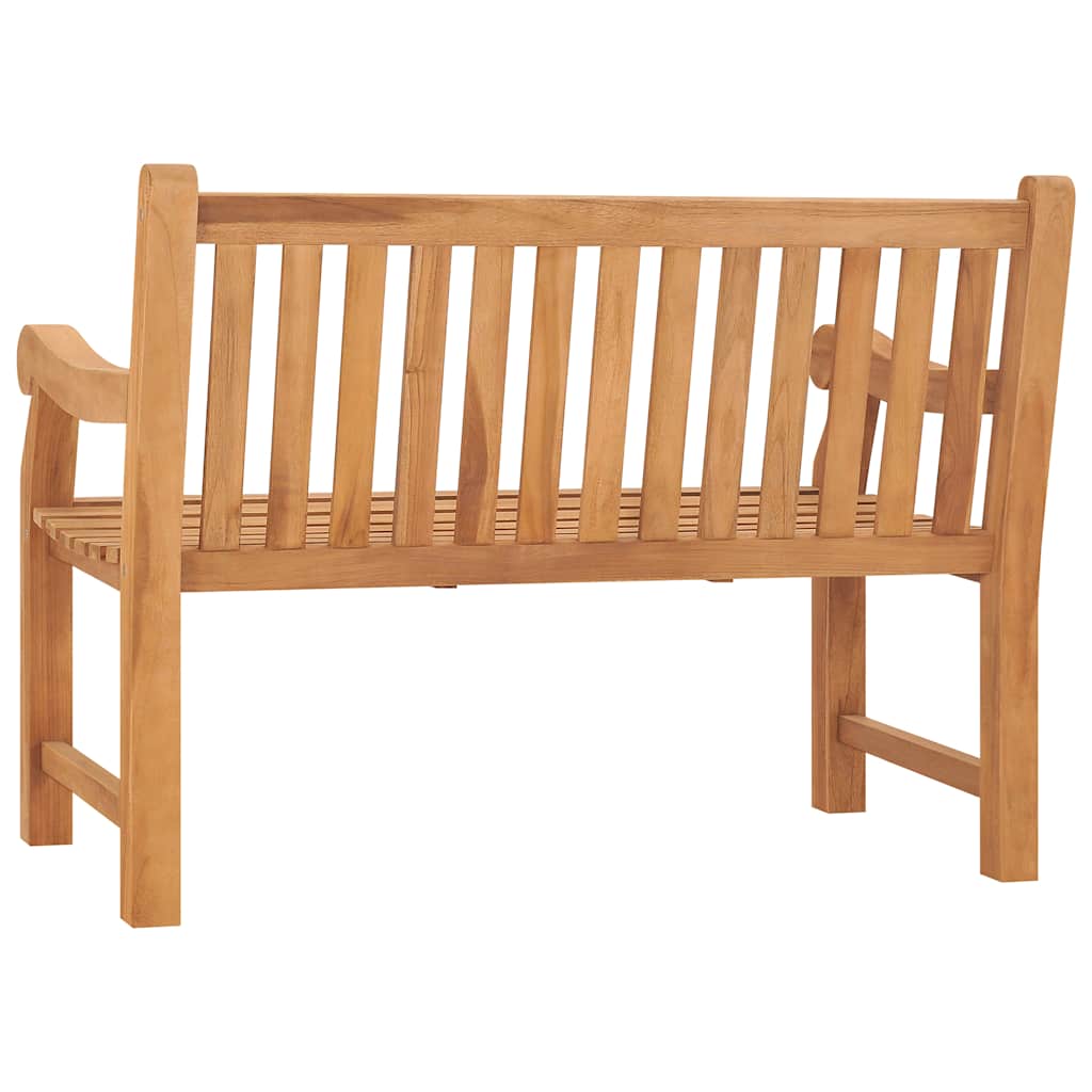 Banco de jardim 114 cm madeira de teca maciça