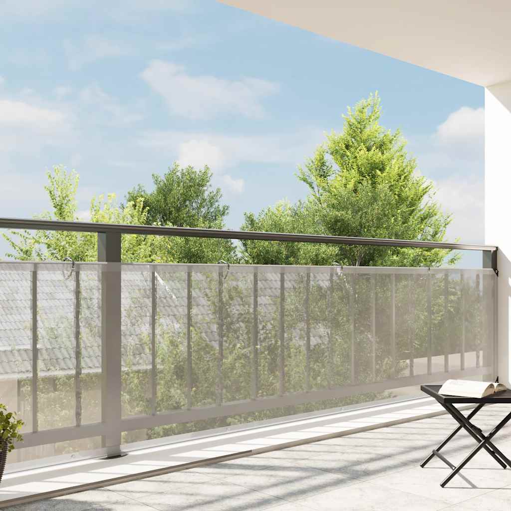 Encerado transparente com ilhós 1x8 m polietileno
