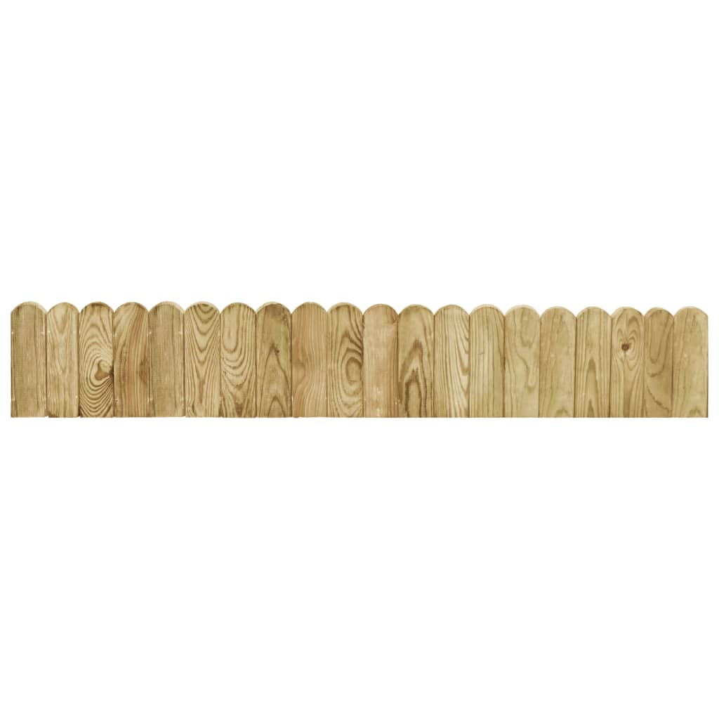 Bordadura em rolo 120 cm madeira de pinho impregnada verde