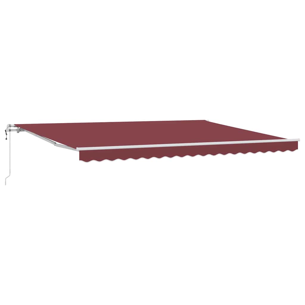 Toldo retrátil automático 450x300 cm bordô