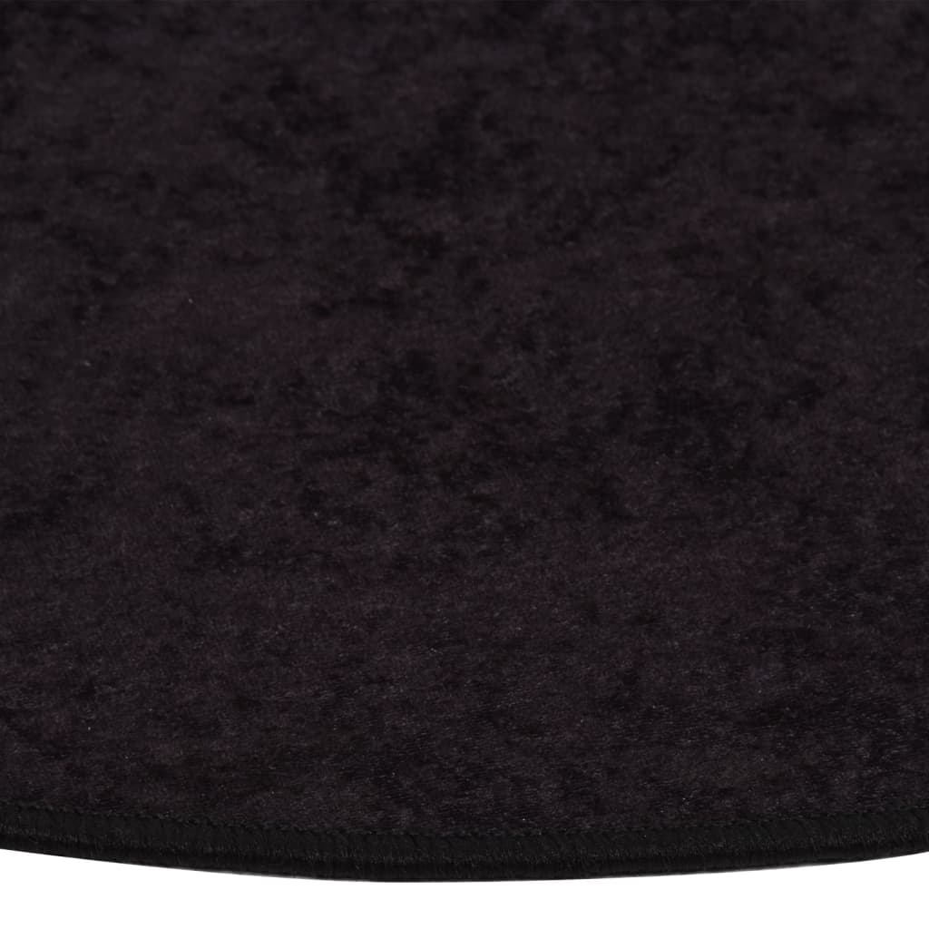Tapete lavável ø 200 cm antracite