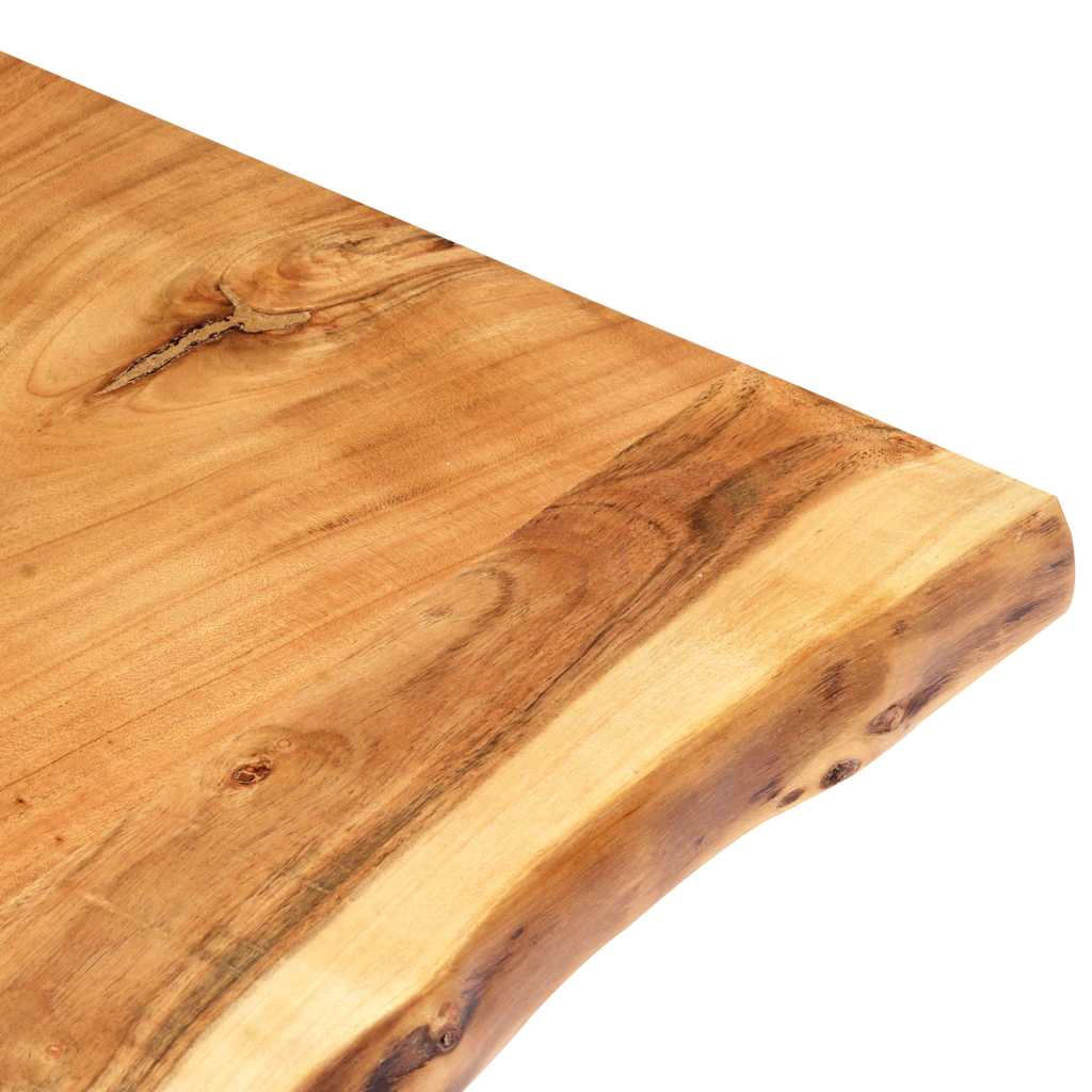 Tampo de mesa 100x(50-60)x3,8 cm madeira de acácia maciça