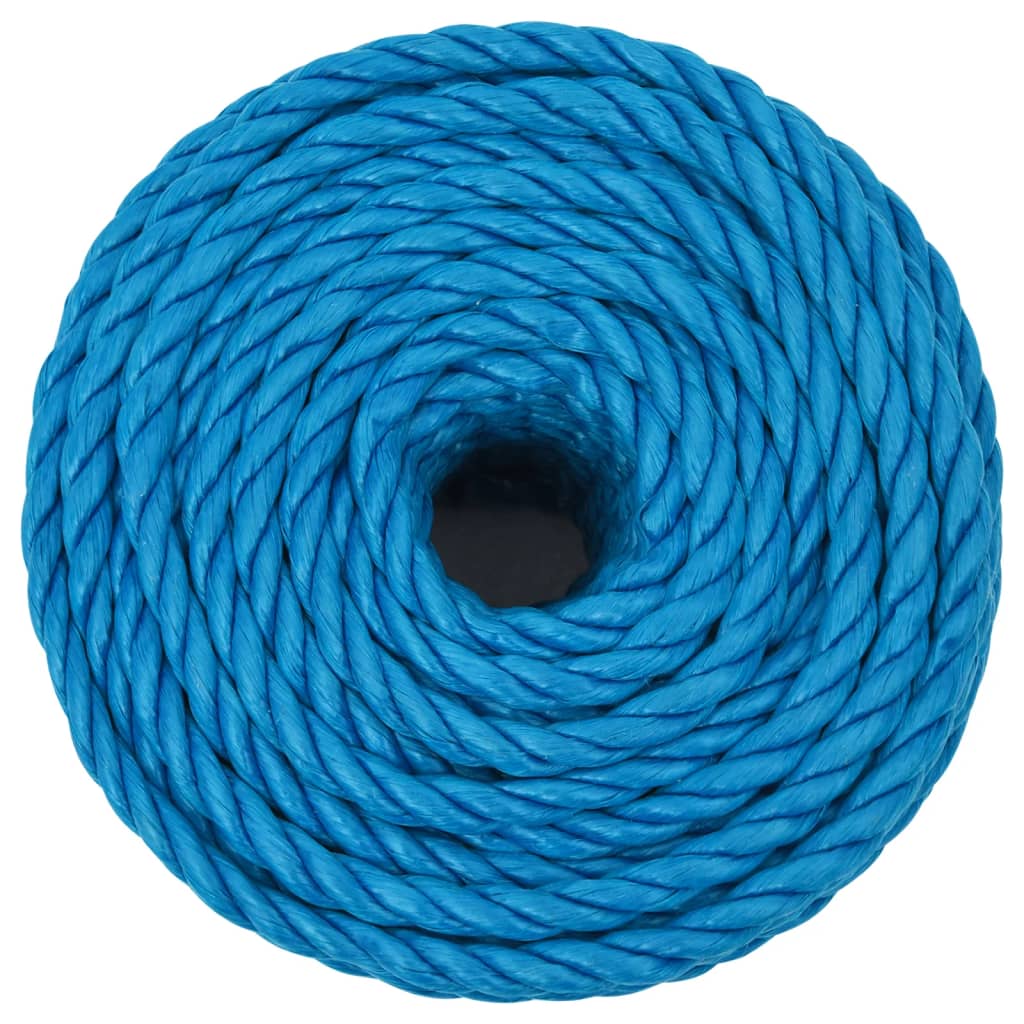 Corda de trabalho 12 mm 25 m polipropileno azul