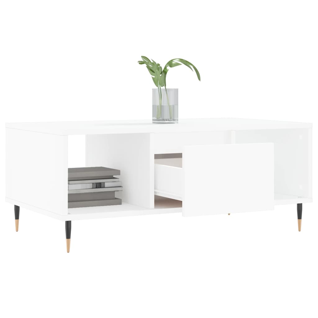 Mesa de centro 90x50x36,5 cm derivados de madeira branco