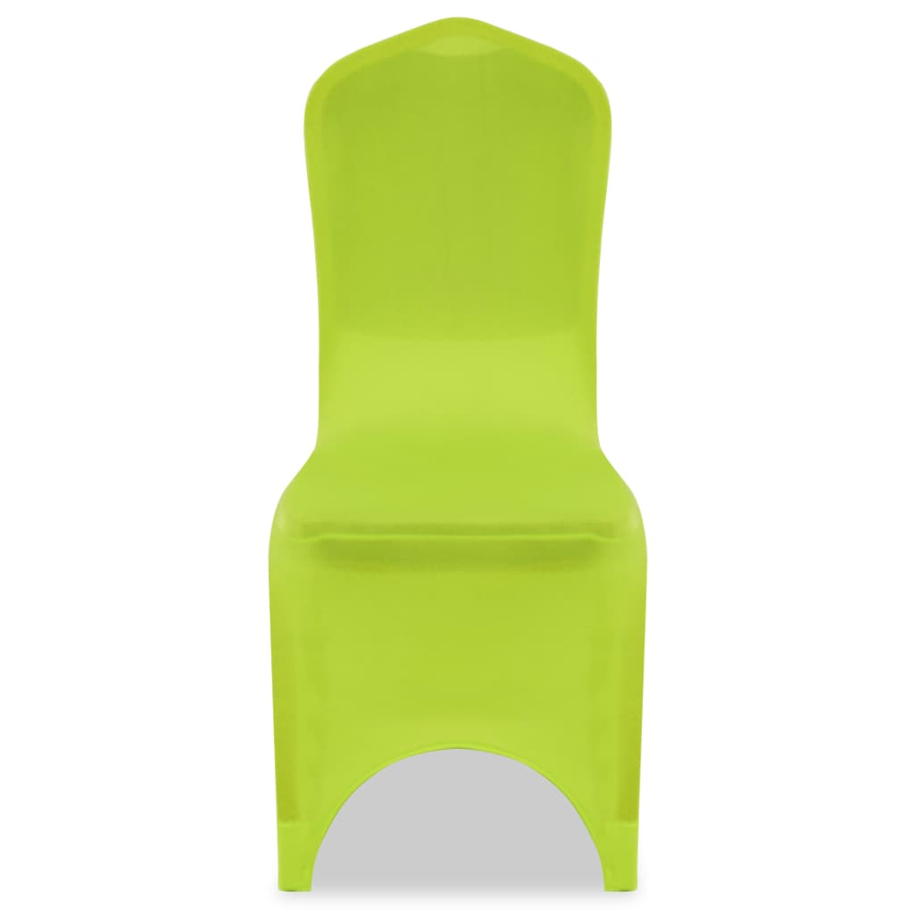 Capa extensível para cadeira 6 pcs verde