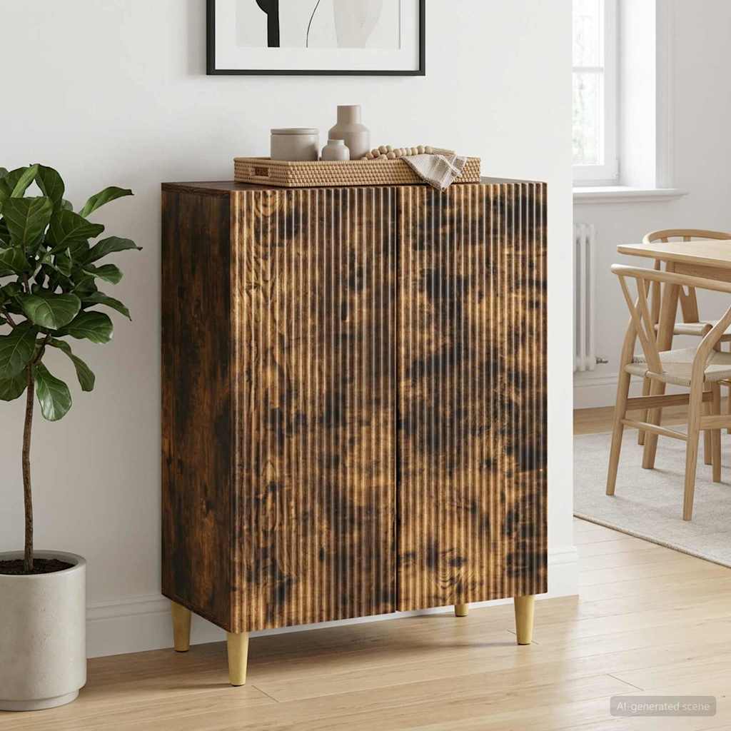 Buffet carvalho fumado 66 x 34,5 x 90 cm derivados de madeira