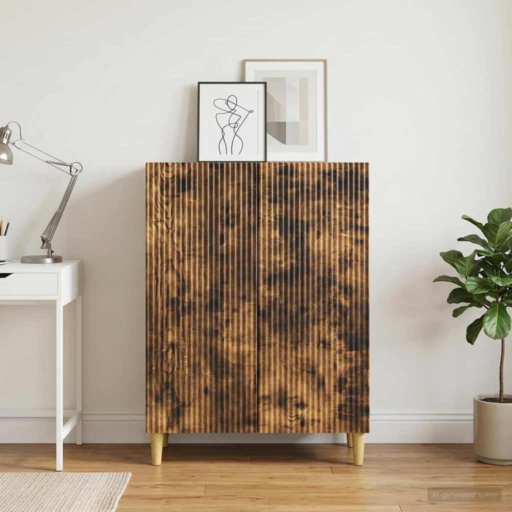 Buffet carvalho fumado 66 x 34,5 x 90 cm derivados de madeira
